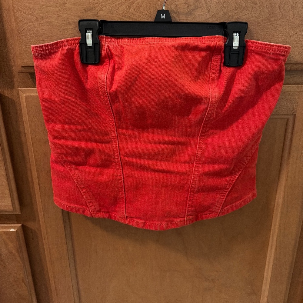 Strapless Jean tube top size 4